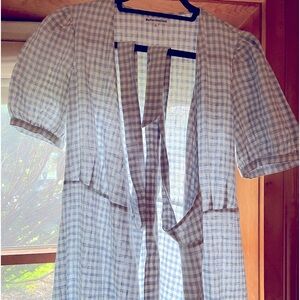 Reformation Gingham Maxi Dress